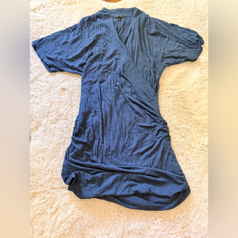 Banana Republic Charcoal Wrap Dress